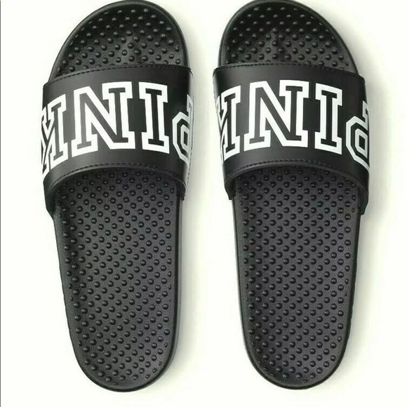 Victoria's Secret PINK Slides/Sandal 9/10 L/XL NWT - Picture 2 of 4